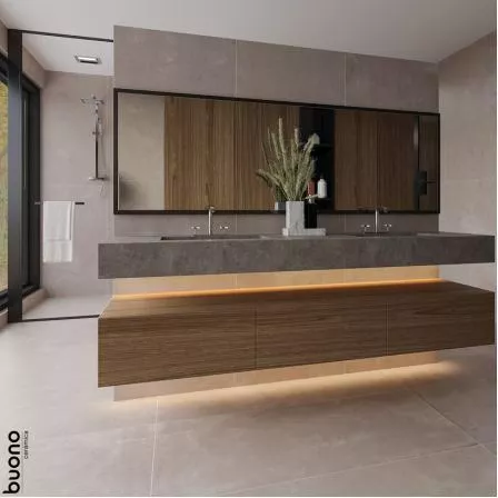 Керамогранит Buono Beton Taupe Mat B4481M