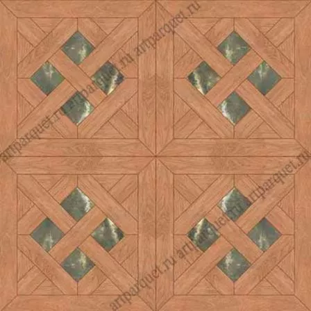 Модульный паркет Artparquet с камнем 9-026
