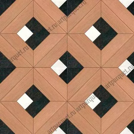 Модульный паркет Artparquet с камнем 9-030