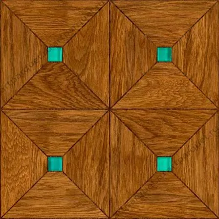 Модульный паркет Artparquet с камнем 9-018