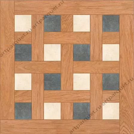 Модульный паркет Artparquet с камнем 9-021