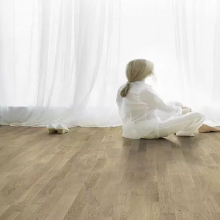 Паркетная доска Upofloor Ambient, Дуб Латте, 3-х полосная