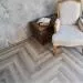 Виниловая клеевая плитка Vinilam Parquet Herringbone Glue IS11122 Эрмитаж паркет